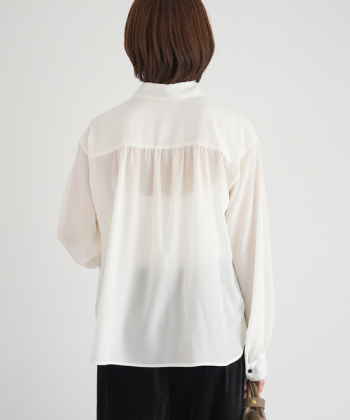 セール】ミニラウンドカラーブラウス（シャツ/ブラウス）｜IENA