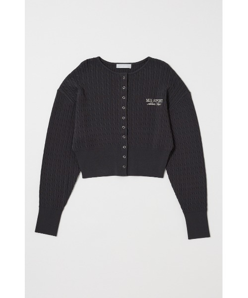 25年AW新作】LOGO CABLE カーディガン（カーディガン/ボレロ）｜MOUSSY