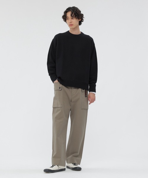 MHL.（エムエイチエル）の「PLAIN COTTON DRILL（その他パンツ・メンズ・グレー/ダークブラウン/オリーブドラブ・LARGE/MEDIUM/SMALL）」の6枚目の写真