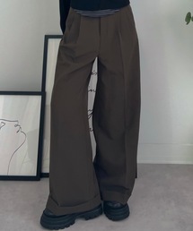 MHL ボトムス　ダークブラウン MHL ボトムス ダークブラウン MHL.｜エムエイチエルのパンツ