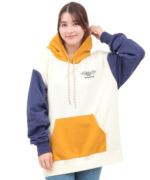 チチカカ（チチカカ）の「サンフェイスプリントスウェットプルパーカー【ユニセックス】（パーカー・レディース・カラフル/マスタード/チャコールグレー・FREE）」の15枚目の写真