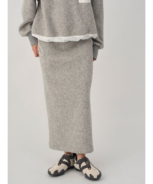 セール】フリースプルオーバー×スカートセット（ワンピース）｜emmi