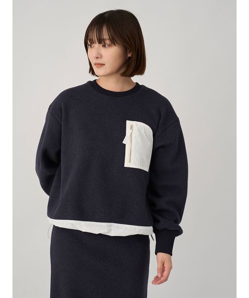 エミ フリースプルオーバー×スカートセット emmi 送料無料 セール】フリースプルオーバー×スカートセット（ワンピース）｜emmi