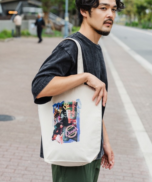SIDEWAY STANCE（サイドウェイスタンス）の「【SIDEWAY STANCE】アソート トートバッグ（トートバッグ・メンズ・ホワイト/ホワイト系3/ホワイト系2/ホワイト系1/ホワイト系/ホワイト系4/ホワイト系5・FREE）」の19枚目の写真
