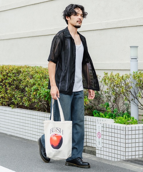 SIDEWAY STANCE（サイドウェイスタンス）の「【SIDEWAY STANCE】アソート トートバッグ（トートバッグ・メンズ・ホワイト/ホワイト系3/ホワイト系2/ホワイト系1/ホワイト系/ホワイト系4/ホワイト系5・FREE）」の12枚目の写真