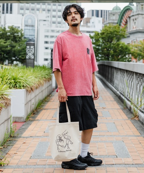 SIDEWAY STANCE（サイドウェイスタンス）の「【SIDEWAY STANCE】アソート トートバッグ（トートバッグ・メンズ・ホワイト/ホワイト系3/ホワイト系2/ホワイト系1/ホワイト系/ホワイト系4/ホワイト系5・FREE）」の17枚目の写真