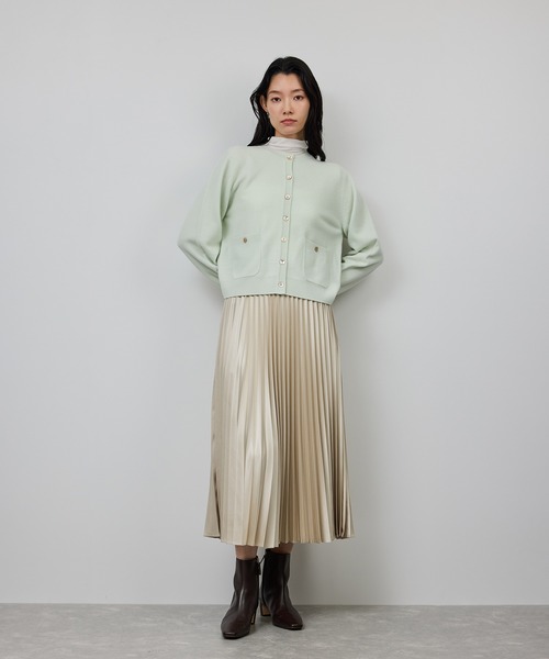 ROPE'（ロペ）の「シャイニープリーツスカート/イージーケア（スカート・レディース・ベージュ/ブラック/キャメル・FREE）」の16枚目の写真