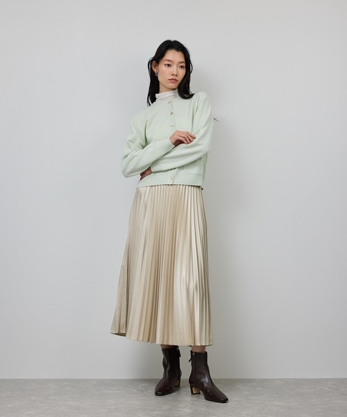 ROPE'（ロペ）の「シャイニープリーツスカート/イージーケア（スカート・レディース・ベージュ/ブラック/キャメル・FREE）」の17枚目の写真