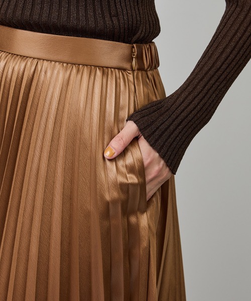 シャイニープリーツスカート/イージーケア（スカート）｜ROPE'（ロペ