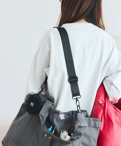 ROOTOTE（ルートート）の「ROOTOTE/ルートート OP.STRAP ショルダーストラップ（ショルダーバッグ・メンズ・グレー/その他9/ブラック/ベージュ・ONE SIZE）」の16枚目の写真