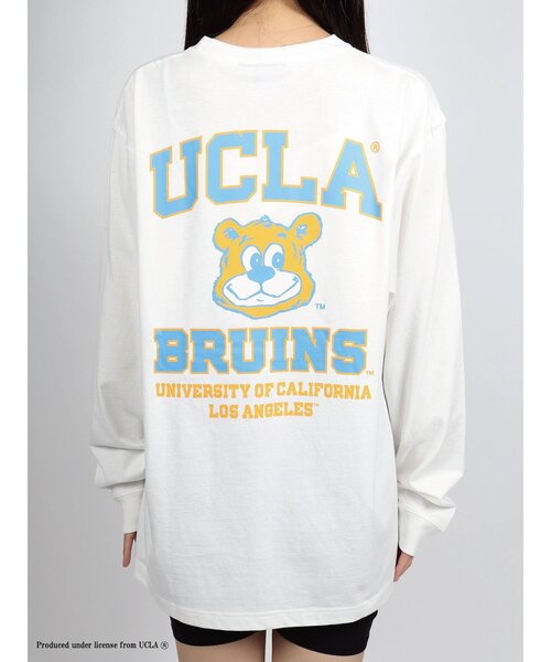 UCLA（ユーシーエルエー）の「【UCLA】 バックプリントロングスリーブTシャツ ロンT（Tシャツ/カットソー・メンズ・ホワイト/ネイビー/チャコールグレー・2/3）」の7枚目の写真