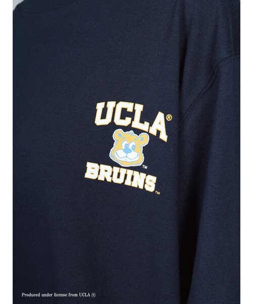 UCLA（ユーシーエルエー）の「【UCLA】 バックプリントロングスリーブTシャツ ロンT（Tシャツ/カットソー・メンズ・ホワイト/ネイビー/チャコールグレー・2/3）」の4枚目の写真
