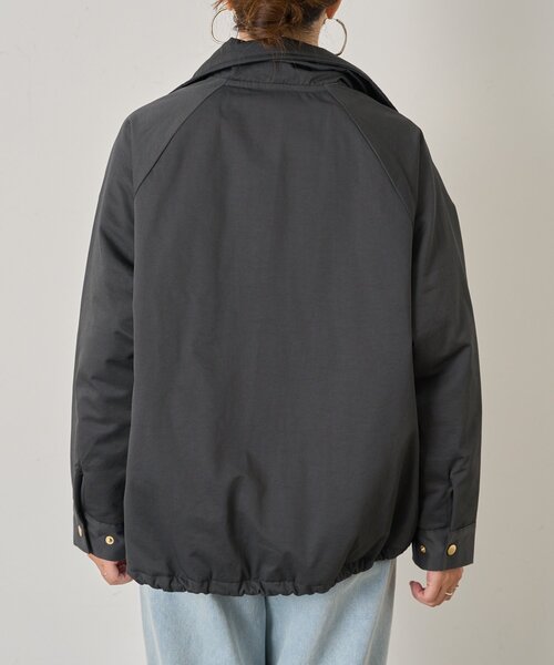 Jena espace merveilleux(ジェナ エスパスメルヴェイユ)の「【首元まであったか】中綿スタンドネックジャケット(その他アウター・レディース・ベージュ/チャコールグレー/ライトベージュ/グレー・FREE)」の8枚目の写真