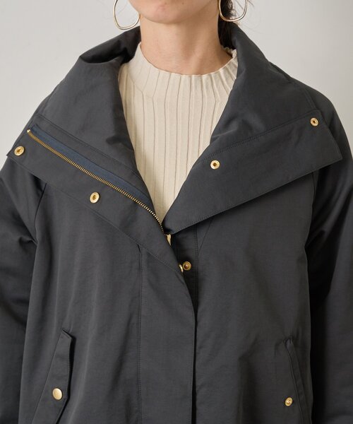 Jena espace merveilleux(ジェナ エスパスメルヴェイユ)の「【首元まであったか】中綿スタンドネックジャケット(その他アウター・レディース・ベージュ/チャコールグレー/ライトベージュ/グレー・FREE)」の9枚目の写真