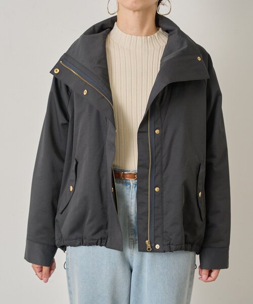 Jena espace merveilleux(ジェナ エスパスメルヴェイユ)の「【首元まであったか】中綿スタンドネックジャケット(その他アウター・レディース・ベージュ/チャコールグレー/ライトベージュ/グレー・FREE)」の17枚目の写真