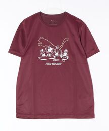 《PUMA》M RUN GRAPHIC ﾒｯｼｭ Tｼｬﾂ