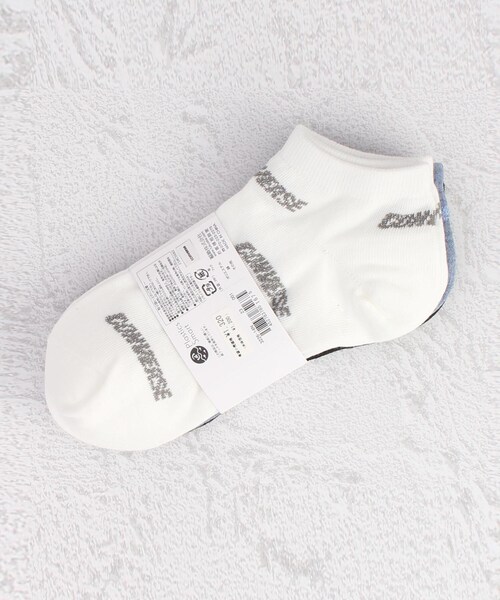 CONVERSE（コンバース）の「◆CONVERSE ロゴ総柄スニーカー アンクルソックス 3P（ソックス/靴下・レディース・その他・00）」の3枚目の写真