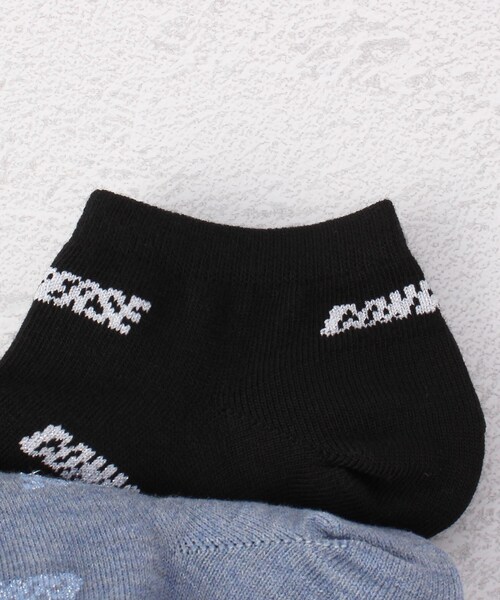 CONVERSE（コンバース）の「◆CONVERSE ロゴ総柄スニーカー アンクルソックス 3P（ソックス/靴下・レディース・その他・00）」の4枚目の写真