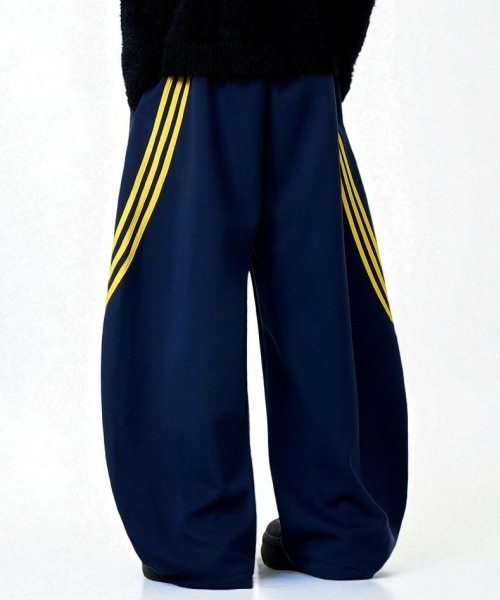 mushwear（マッシュウェア）の「ワイドトラックパンツ（スウェットパンツ・メンズ・ブラック/ネイビー/グレー・X-LARGE/LARGE/MEDIUM/SMALL）」の9枚目の写真