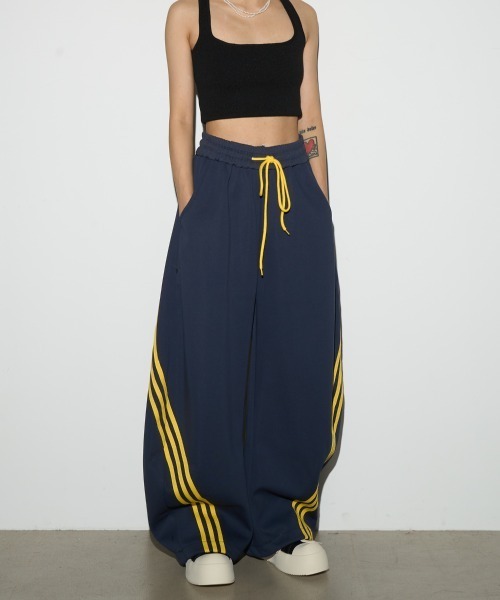 mushwear（マッシュウェア）の「ワイドトラックパンツ（スウェットパンツ・メンズ・ブラック/ネイビー/グレー・X-LARGE/LARGE/MEDIUM/SMALL）」の8枚目の写真