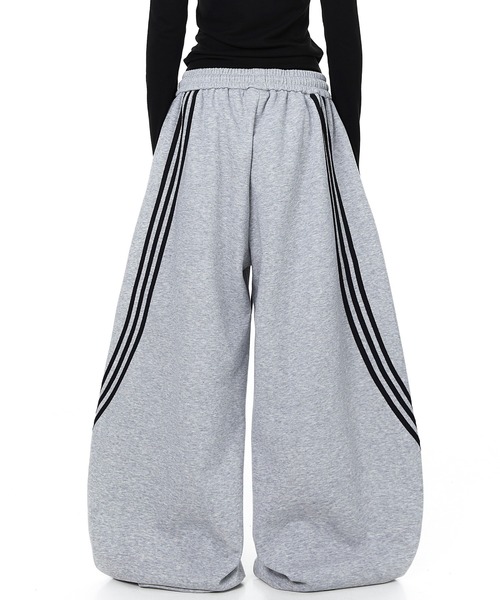 mushwear（マッシュウェア）の「ワイドトラックパンツ（スウェットパンツ・メンズ・ブラック/ネイビー/グレー・X-LARGE/LARGE/MEDIUM/SMALL）」の21枚目の写真