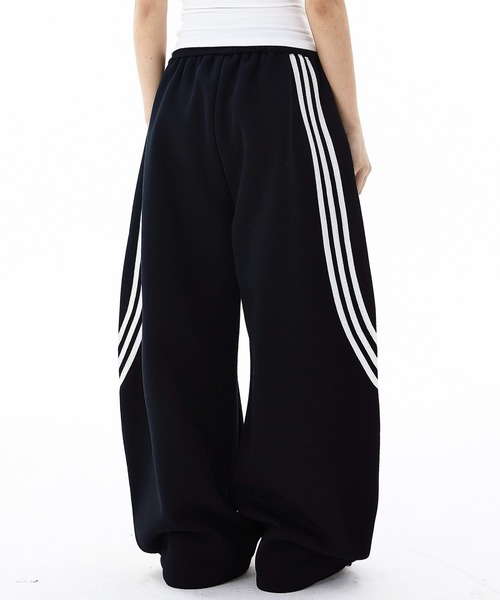 mushwear（マッシュウェア）の「ワイドトラックパンツ（スウェットパンツ・メンズ・ブラック/ネイビー/グレー・X-LARGE/LARGE/MEDIUM/SMALL）」の19枚目の写真