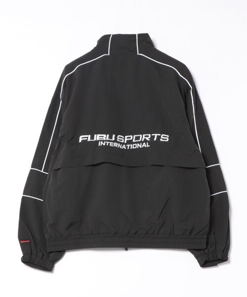 FUBU( フブ)の「FUBU フブ ブランド ロゴ 配色ライン ジップアップ 長袖 ナイロン トラックジャケット ジャージ(ナイロンジャケット・メンズ・ブラック/ホワイト/チャコール・XXL/XL/L/M)」の6枚目の写真