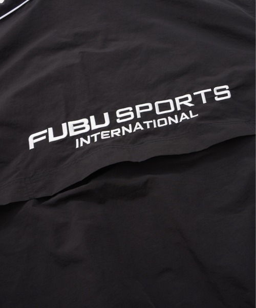 FUBU( フブ)の「FUBU フブ ブランド ロゴ 配色ライン ジップアップ 長袖 ナイロン トラックジャケット ジャージ(ナイロンジャケット・メンズ・ブラック/ホワイト/チャコール・XXL/XL/L/M)」の11枚目の写真