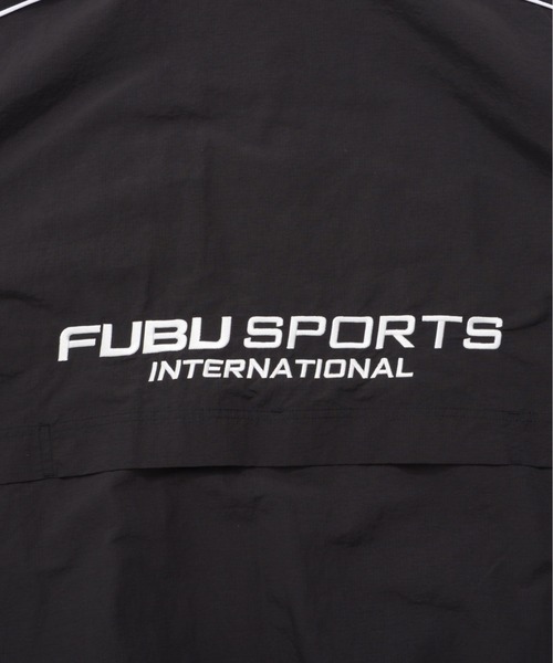 FUBU( フブ)の「FUBU フブ ブランド ロゴ 配色ライン ジップアップ 長袖 ナイロン トラックジャケット ジャージ(ナイロンジャケット・メンズ・ブラック/ホワイト/チャコール・XXL/XL/L/M)」の10枚目の写真