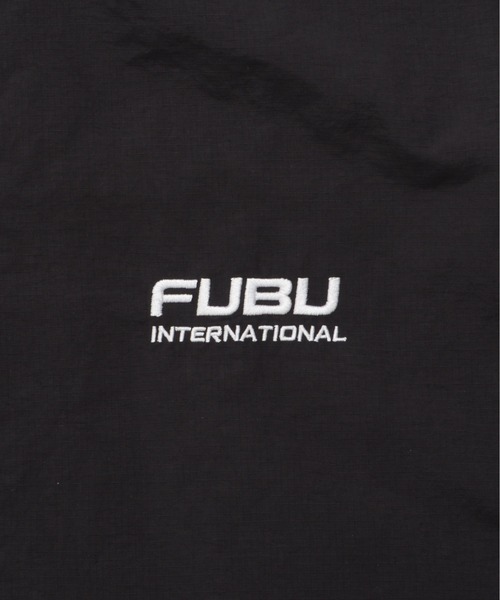 FUBU( フブ)の「FUBU フブ ブランド ロゴ 配色ライン ジップアップ 長袖 ナイロン トラックジャケット ジャージ(ナイロンジャケット・メンズ・ブラック/ホワイト/チャコール・XXL/XL/L/M)」の9枚目の写真