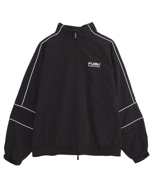 セール】FUBU フブ ブランド ロゴ 配色ライン ジップアップ 長袖