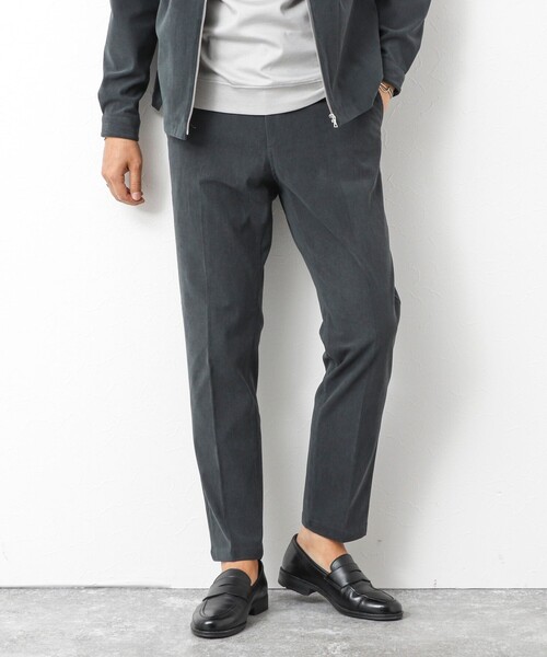 NOLLEY’S（ノーリーズ）の「《ビジカジ/セットアップ対応》トリコットコーデュロイ ストレッチ イージーPT 25AW（その他パンツ・メンズ・チャコールグレー/グレイッシュブルー/ブラック・XL/L/M/S）」の3枚目の写真