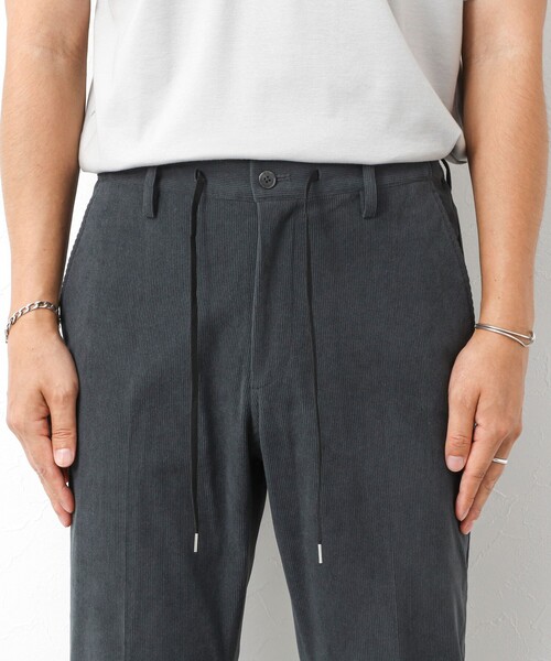 NOLLEY’S（ノーリーズ）の「《ビジカジ/セットアップ対応》トリコットコーデュロイ ストレッチ イージーPT 25AW（その他パンツ・メンズ・チャコールグレー/グレイッシュブルー/ブラック・XL/L/M/S）」の10枚目の写真
