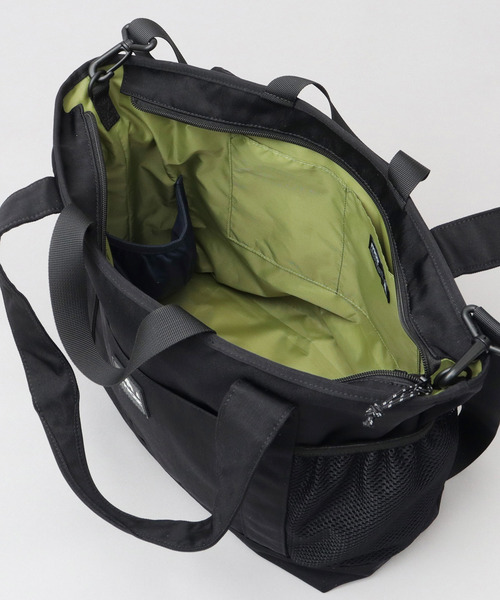 moz(モズ)の「撥水加工 ナイロン 大容量 多収納 3WAY トートバッグ A4対応(トートバッグ・レディース・グレイッシュベージュ/ブラック・FREE)」の12枚目の写真