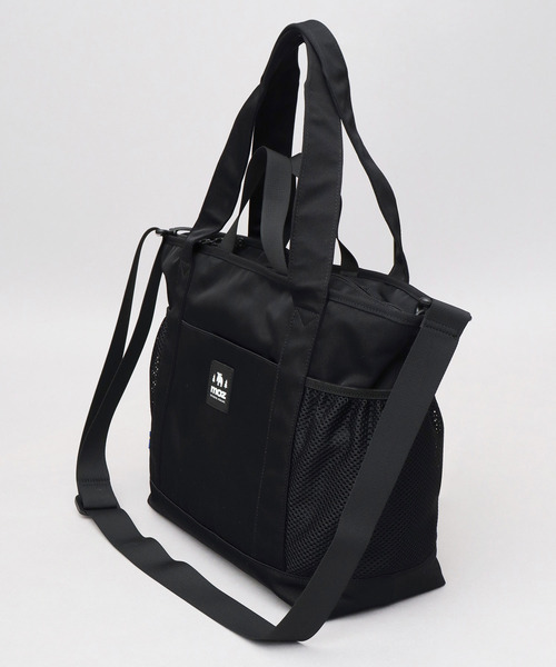 moz(モズ)の「撥水加工 ナイロン 大容量 多収納 3WAY トートバッグ A4対応(トートバッグ・レディース・グレイッシュベージュ/ブラック・FREE)」の5枚目の写真