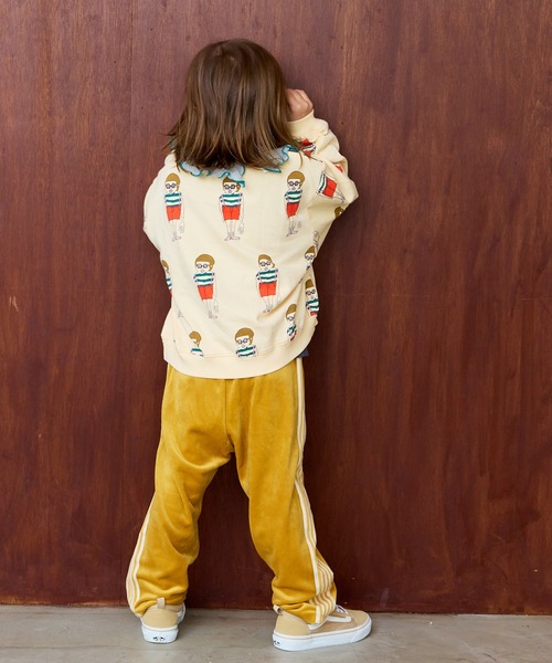 MARKEY'S（マーキーズ）の「ソウガラトレーナー（スウェット・キッズ・ピンク/キャメル/レッド/ホワイト/グリーン/ネイビー/ブラック/オフホワイト・80/90/95/100/110/120/130/140/150）」の16枚目の写真