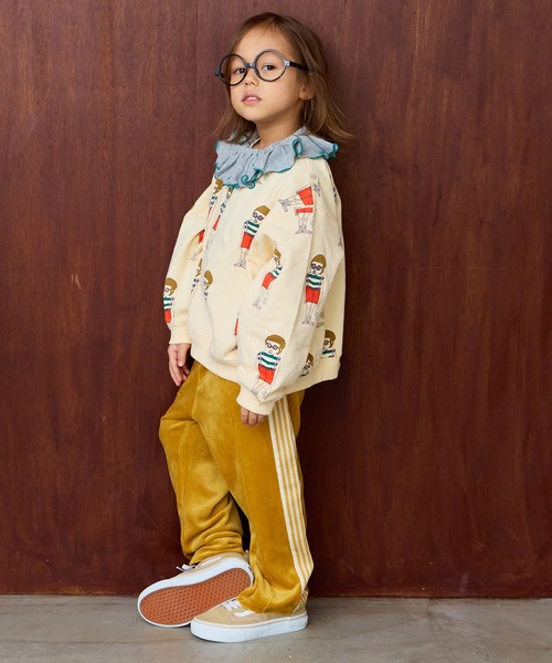 MARKEY'S（マーキーズ）の「ソウガラトレーナー（スウェット・キッズ・ピンク/キャメル/レッド/ホワイト/グリーン/ネイビー/ブラック/オフホワイト・80/90/95/100/110/120/130/140/150）」の14枚目の写真