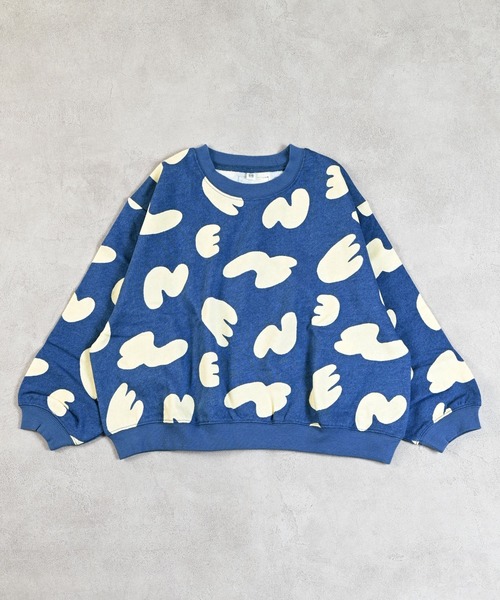 MARKEY'S（マーキーズ）の「ソウガラトレーナー（スウェット・キッズ・ピンク/キャメル/レッド/ホワイト/グリーン/ネイビー/ブラック/オフホワイト・80/90/95/100/110/120/130/140/150）」の17枚目の写真