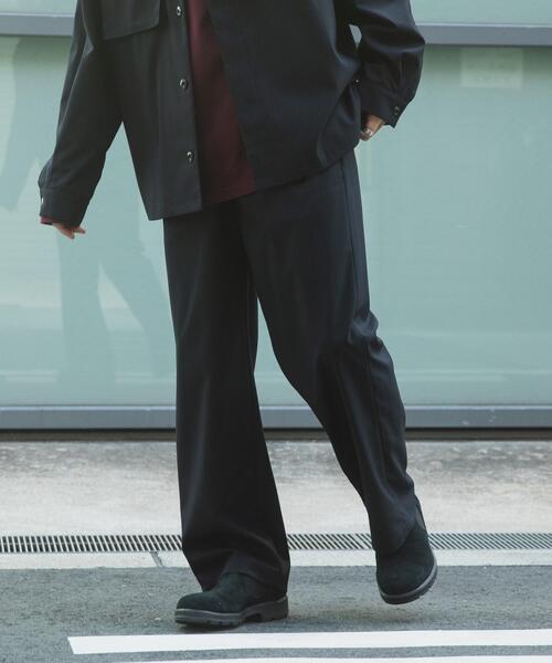 ITEMS URBANRESEARCH（アイテムズ アーバンリサーチ）の「Pinstripe Straight Pants（その他パンツ・メンズ・チャコールグレー/ブラック/ネイビー・MEDIUM/LARGE）」の6枚目の写真