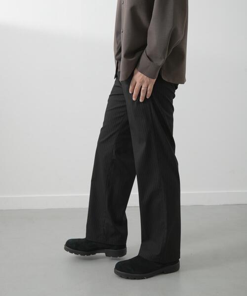 シミアンリング パンツ Straight Pants［Black］ シミアンリング パンツ Straight Pants［Black］ カジュアルパンツ