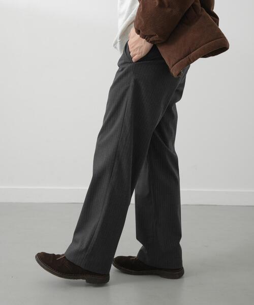 ITEMS URBANRESEARCH（アイテムズ アーバンリサーチ）の「Pinstripe Straight Pants（その他パンツ・メンズ・チャコールグレー/ブラック/ネイビー・MEDIUM/LARGE）」の20枚目の写真