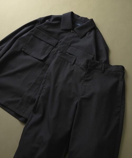 ITEMS URBANRESEARCH(アイテムズ アーバンリサーチ)の「Pinstripe Straight Pants(その他パンツ・メンズ・チャコールグレー/ブラック/ネイビー・MEDIUM/LARGE)」の16枚目の写真