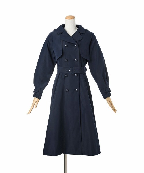 an another angelus（アンアナザーアンジェラス）の「【撥水加工】撥水トレンチコート/fint フィント（トレンチコート・レディース・ネイビー/ベージュ・FREE）」の19枚目の写真