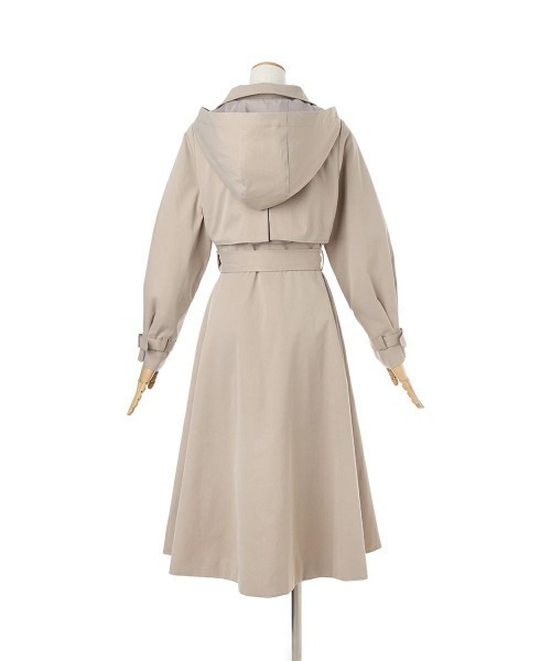 an another angelus（アンアナザーアンジェラス）の「【撥水加工】撥水トレンチコート/fint フィント（トレンチコート・レディース・ネイビー/ベージュ・FREE）」の21枚目の写真