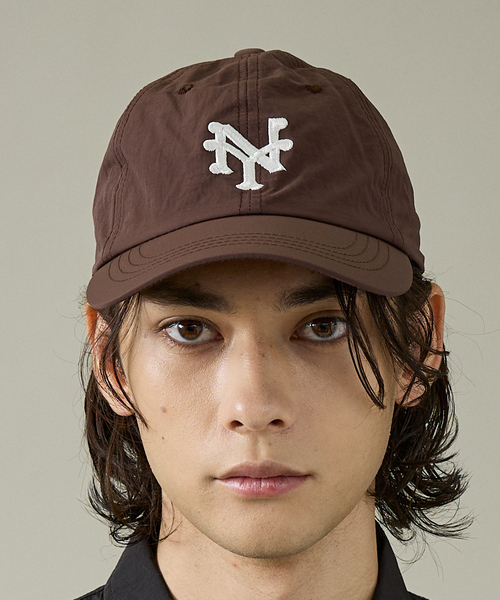 ABAHOUSE(アバハウス)の「New York Cubans NYLON BALL CAP / ニューヨーク・キューバンズ ナイロンボールキャップ(キャップ・メンズ・ブラック/ダークグリーン/ダークブラウン/ネイビー・フリー)」の2枚目の写真