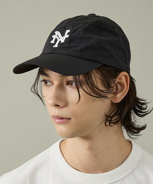 ABAHOUSE(アバハウス)の「New York Cubans NYLON BALL CAP / ニューヨーク・キューバンズ ナイロンボールキャップ(キャップ・メンズ・ブラック/ダークグリーン/ダークブラウン/ネイビー・フリー)」の1枚目の写真