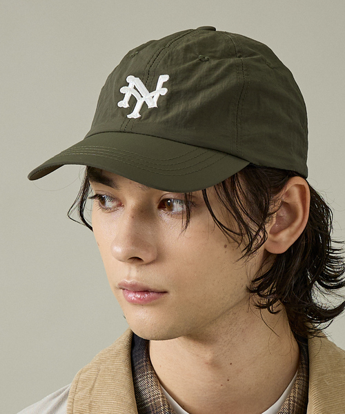 ABAHOUSE(アバハウス)の「New York Cubans NYLON BALL CAP / ニューヨーク・キューバンズ ナイロンボールキャップ(キャップ・メンズ・ブラック/ダークグリーン/ダークブラウン/ネイビー・フリー)」の6枚目の写真