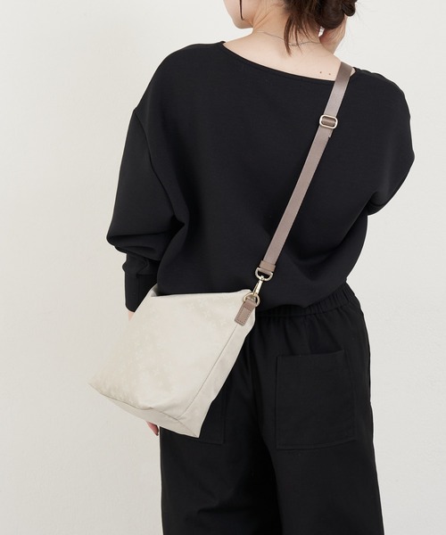 新品未使用 ラシット russet ショルダーバッグ コットンジャガード セール】 ナイロンジャガード 2WAYショルダーバッグ （ショルダー