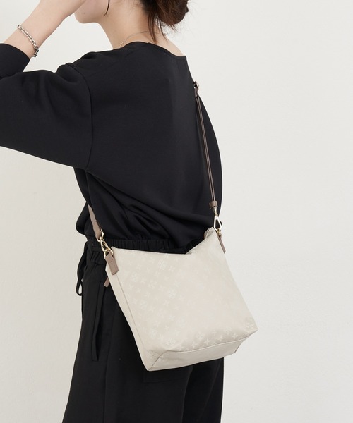 新品未使用 ラシット russet ショルダーバッグ コットンジャガード セール】 ナイロンジャガード 2WAYショルダーバッグ （ショルダー