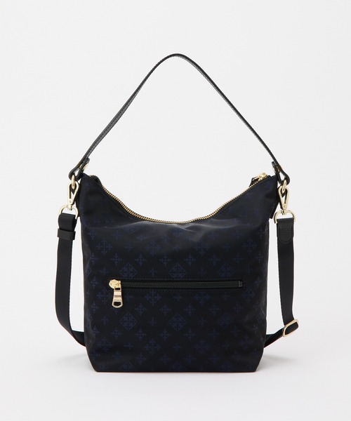 russet（ラシット）の「スタンダードミニショルダーバッグ <ナイロンジャガード>（ショルダーバッグ・レディース・ブラック×ブルー/キナリ/ブラウン系その他/キャメル/モカ/ベビーピンク/ライトグレー/サックスブルー/グリーン・FREE）」の22枚目の写真